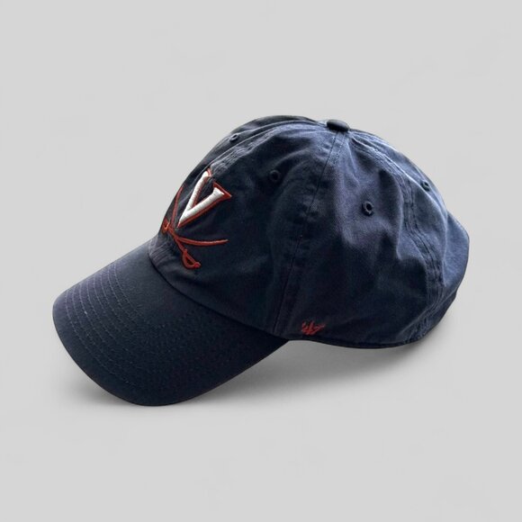 UVA Women's Baseball Hat Blue Virginia Cavaliers Logo Snap Closure Adjustable - Picture 2 of 8